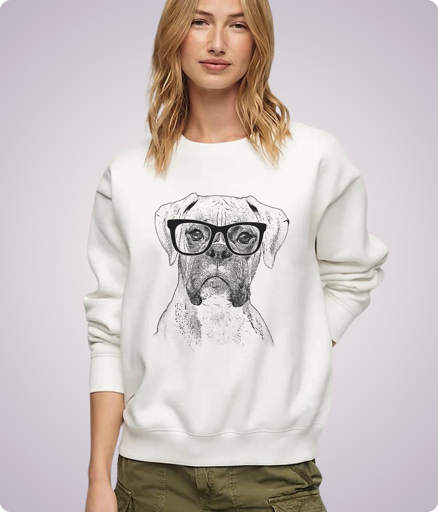 Boxer Dog Sweatshirt